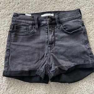 Pacsun Black Denim Short Shorts